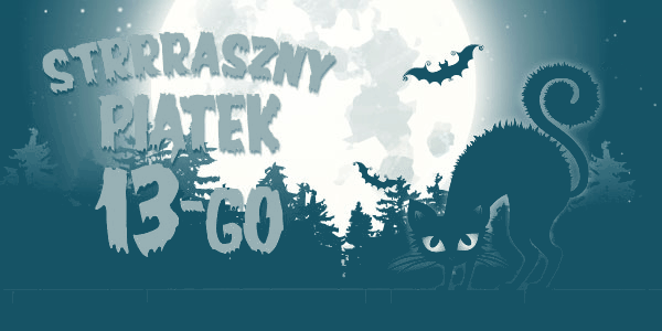 Czarny kot z nietoperzami